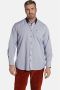 Charles Colby geruit loose fit overhemd Plus Size blauw - Thumbnail 1