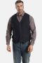 Charles Colby gilet KEVAN Plus Size donkerblauw - Thumbnail 1