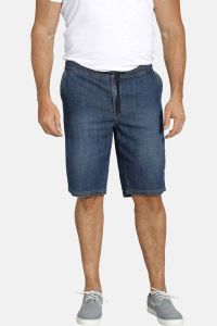 Charles Colby loose fit short BARON LAWSON Plus Size blauw