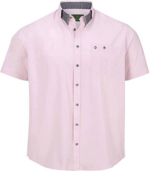 Charles Colby Overhemd met korte mouwen DUKE GRAYSON grafische kraag comfort fit