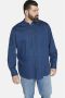 Charles Colby loose fit overhemd EARL ALEC Plus Size donkerblauw - Thumbnail 1