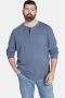 Charles Colby oversized T-shirt EARL BRYN Plus Size blauw - Thumbnail 1