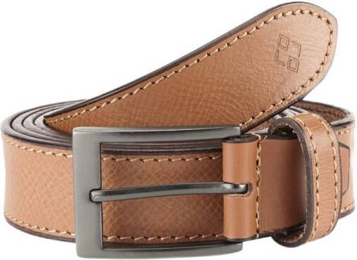 Charles Colby Plus Size leren riem LORD ORSON bruin
