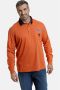 Charles Colby polo EARL CATHAL Plus Size oranje - Thumbnail 1