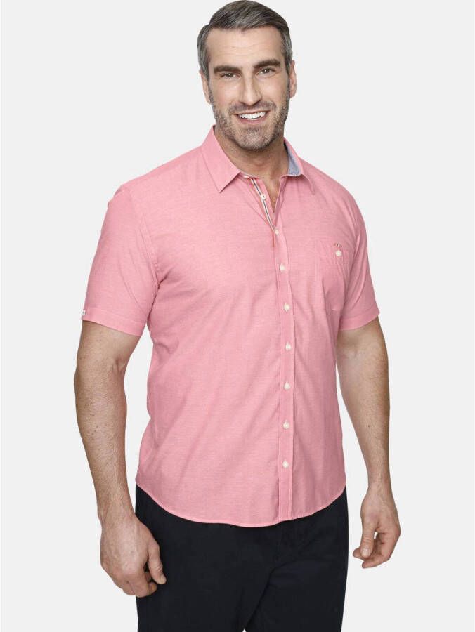 Charles Colby Overhemd met korte mouwen YVEN licht katoenen overhemd