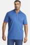 Charles Colby regular fit polo EARL DERMOT Plus Size met contrastbies blauw - Thumbnail 1