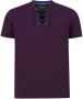 Charles Colby regular fit polo EARL PHILLINS Plus Size paars - Thumbnail 1