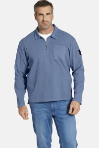 Charles Colby sweater EARL VASS Plus Size blauw