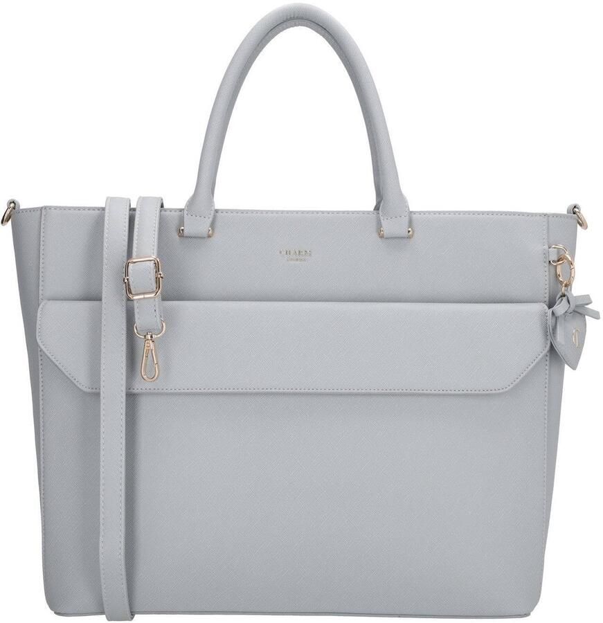 Charm London shopper Cambridge lichtblauw