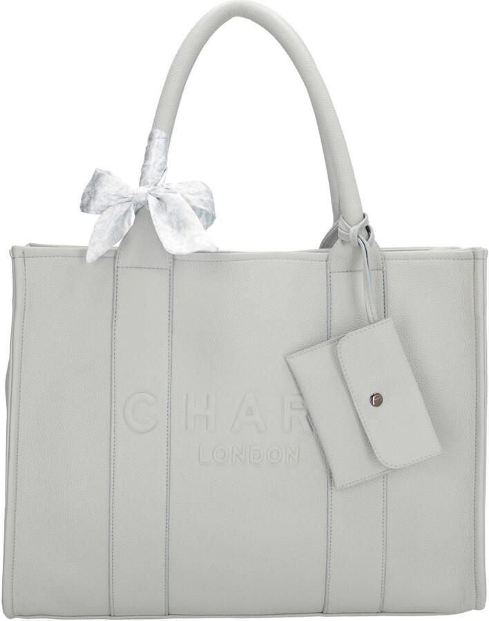 Charm London shopper Bond lichtblauw - Foto 2