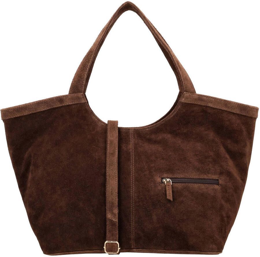 Charm London leren shopper Sevilla cognac