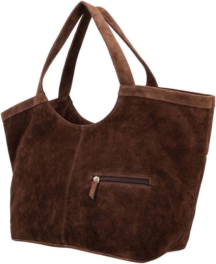 Charm London leren shopper Sevilla cognac - Foto 2