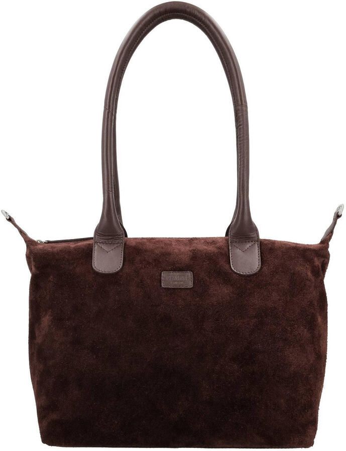 Charm London leren shopper Buckingham Royale bruin