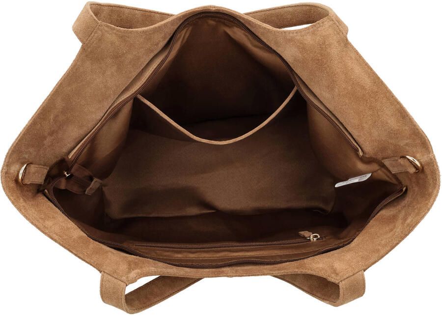 Charm London leren shopper Sevilla camel - Foto 2
