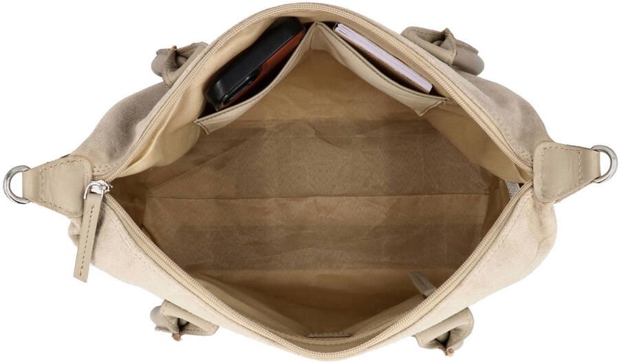 Charm London leren shopper Buckingham Royale zand - Foto 3