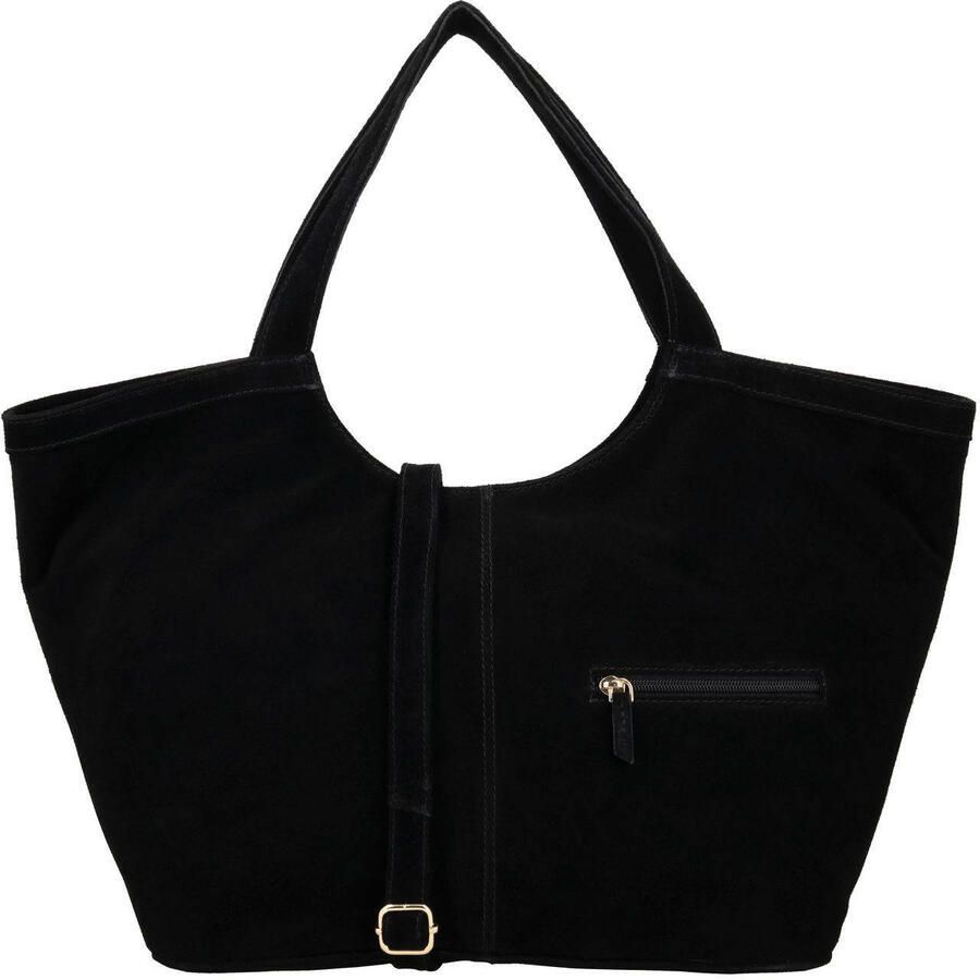 Charm London leren shopper Sevilla zwart