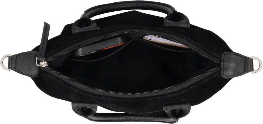 Charm London leren mini shopper Buckingham Royale zwart - Foto 2