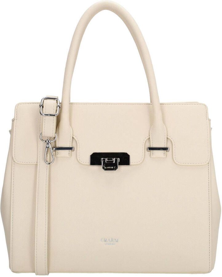 Charm London handtas Soho ecru