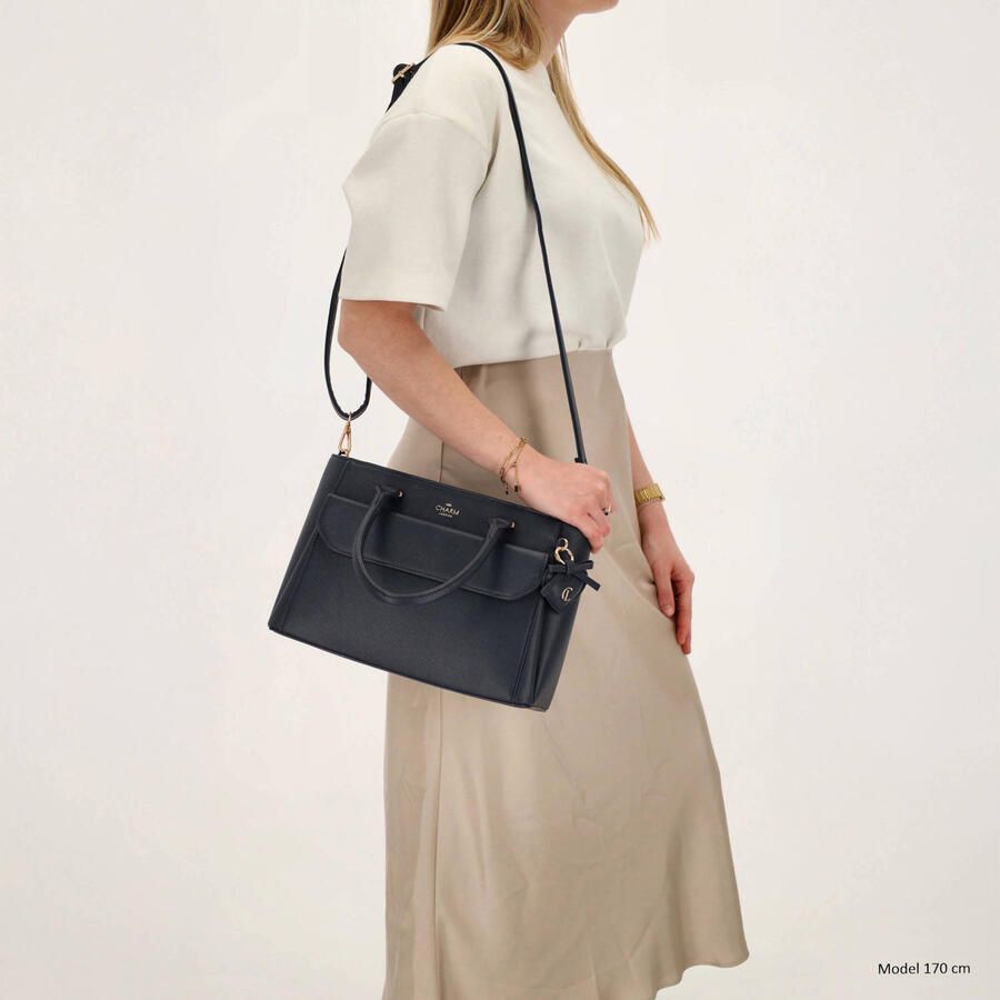 Charm London handtas Cambridge donkerblauw - Foto 2