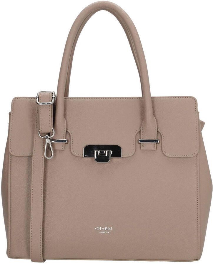 Charm London handtas Soho taupe