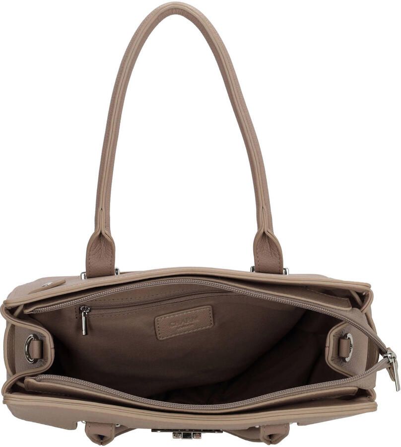 Charm London handtas Soho taupe - Foto 2