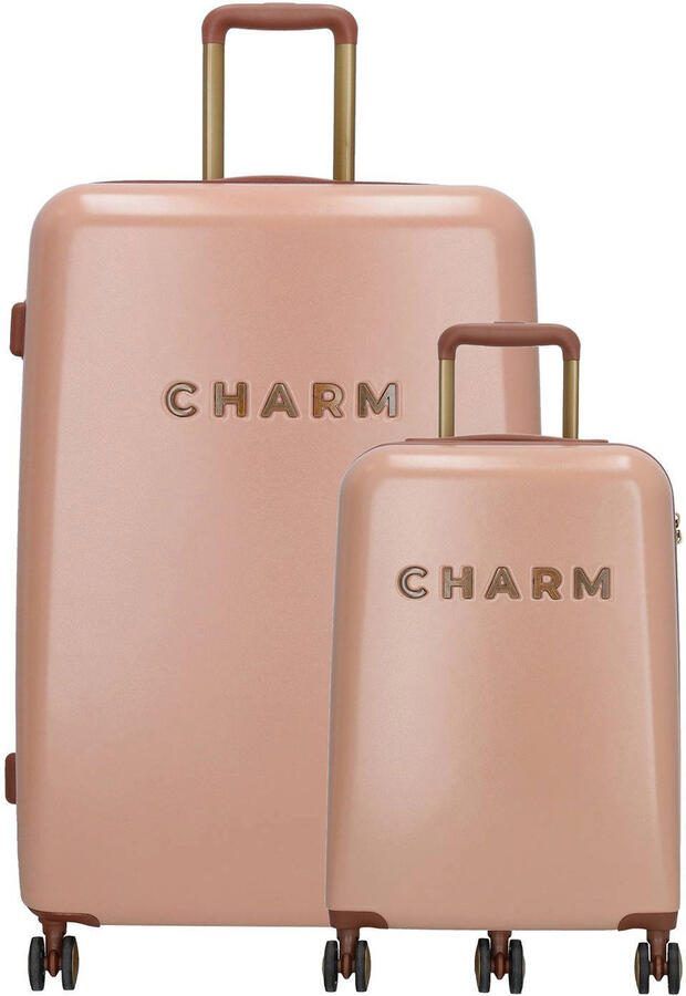 Charm London trolleyset roze (set van 2)