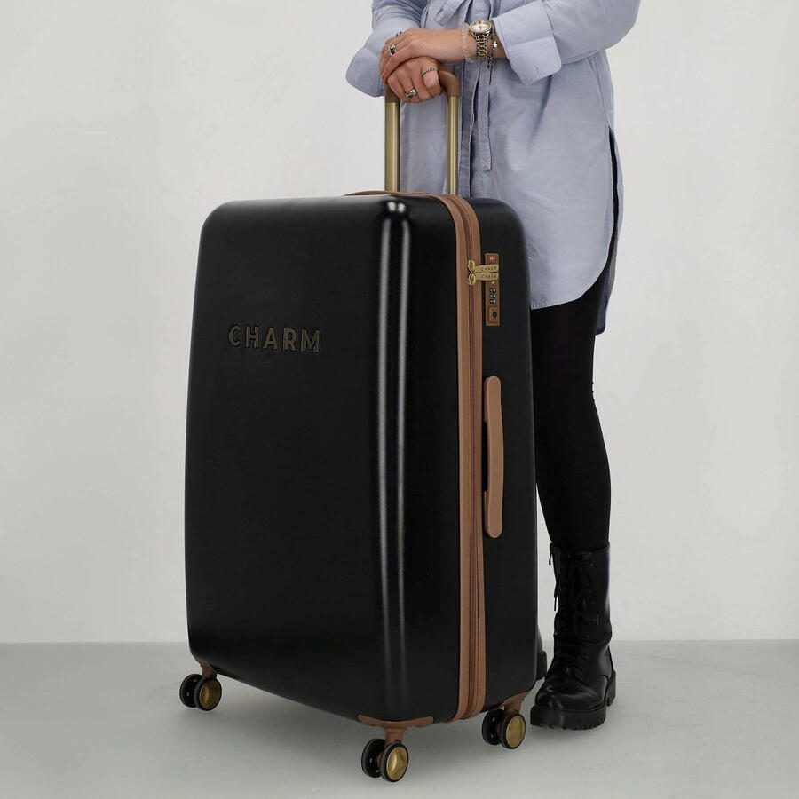 Charm London trolleyset zwart (set van 2) - Foto 2