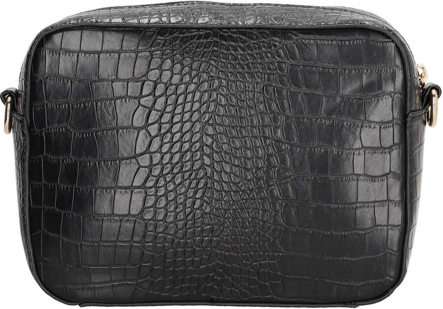Charm London crossbody tas Midwood met crocoprint zwart - Foto 3