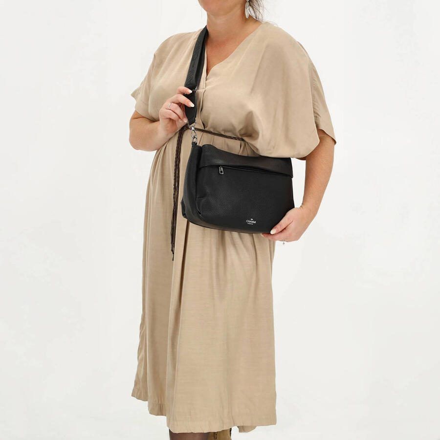 Charm London crossbody tas Pentonville zwart
