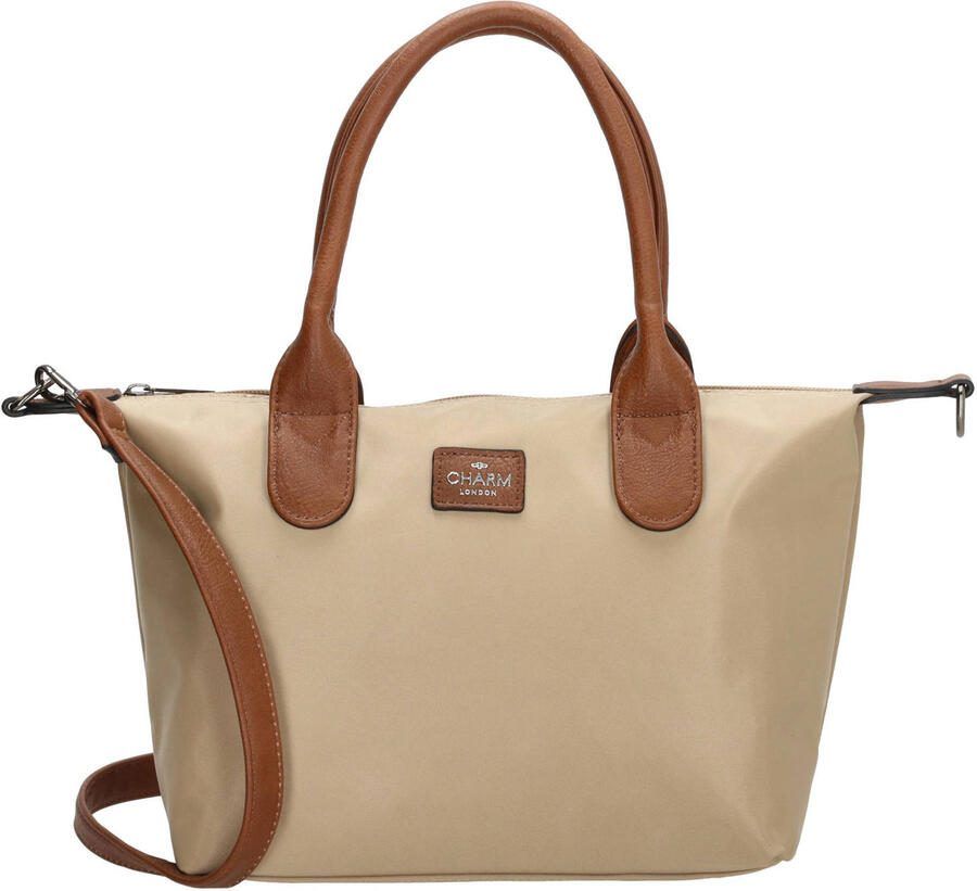Charm London mini shopper Buckingham beige