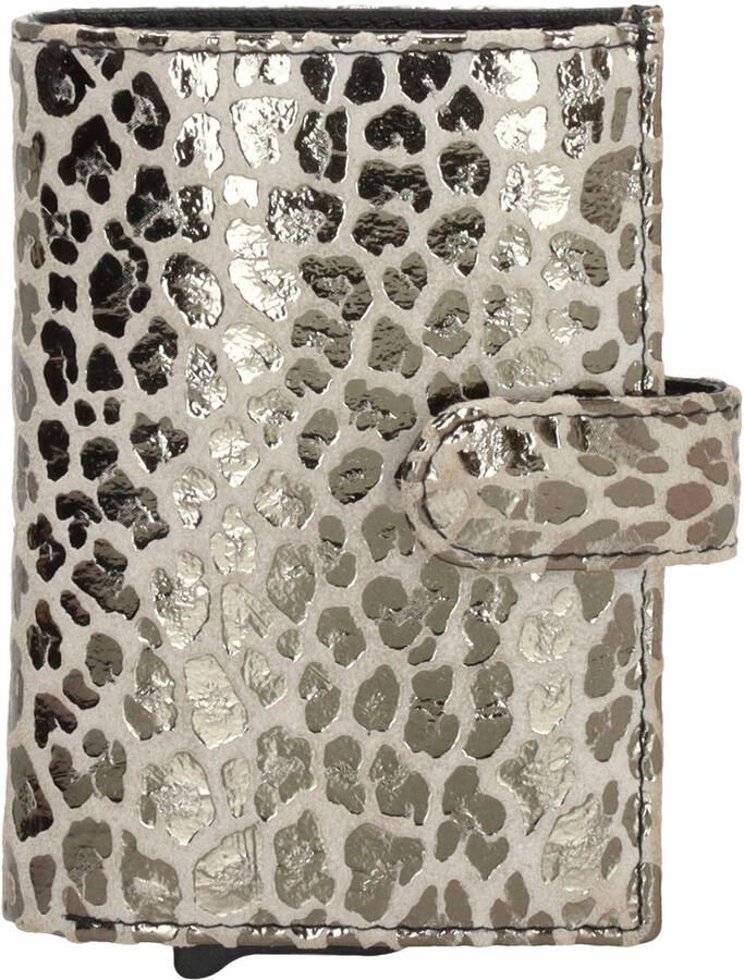 Charm London pasjeshouder Camberwell met panterprint beige
