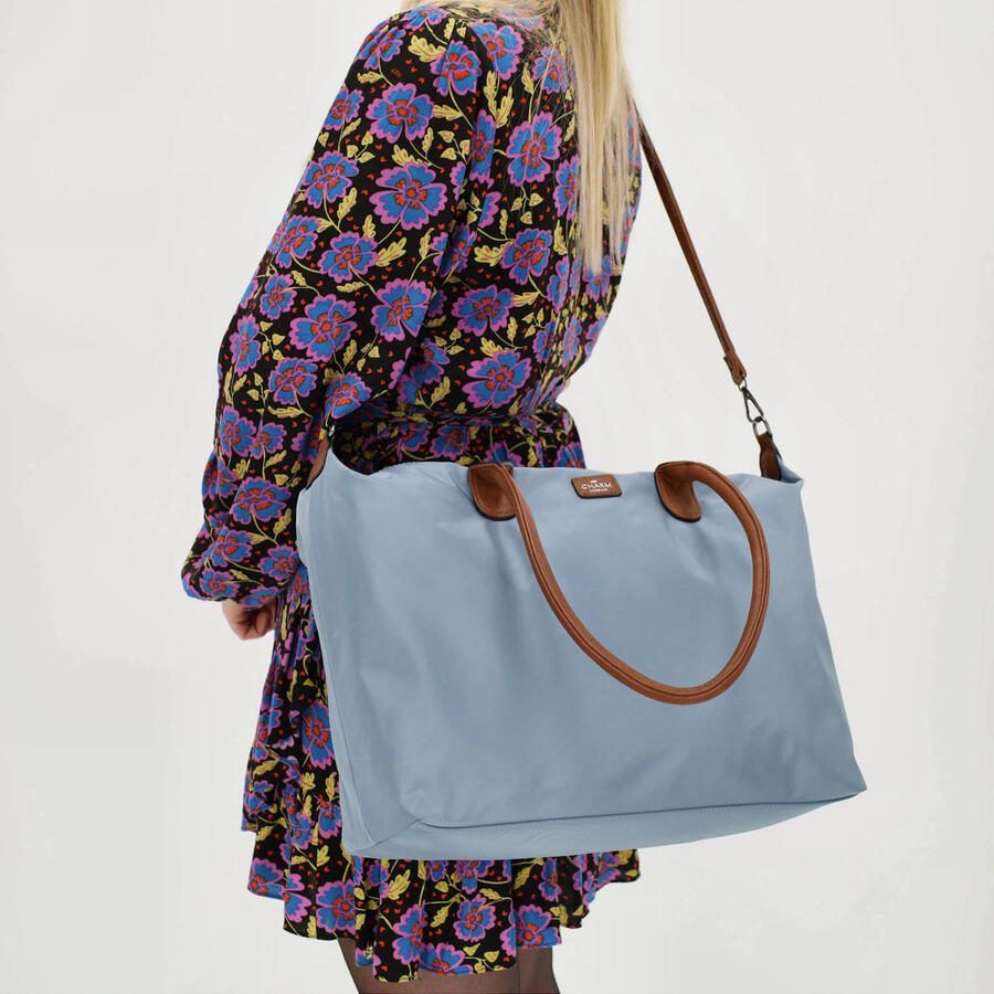Charm London shopper Buckingham blauw - Foto 2