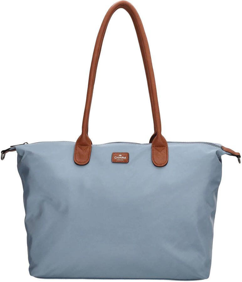 Charm London shopper Buckingham blauw - Foto 3