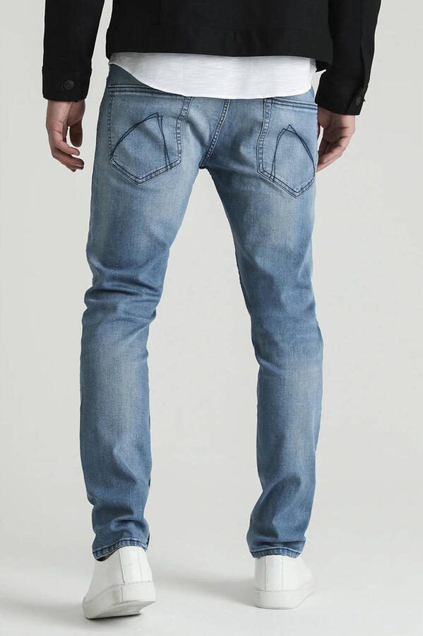 CHASIN' tapered fit jeans Crown Barkis mid blue - Foto 3