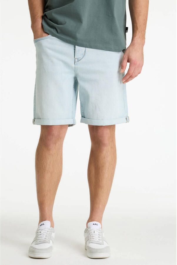 CHASIN' Crown.S Norrin slim short light blue denim