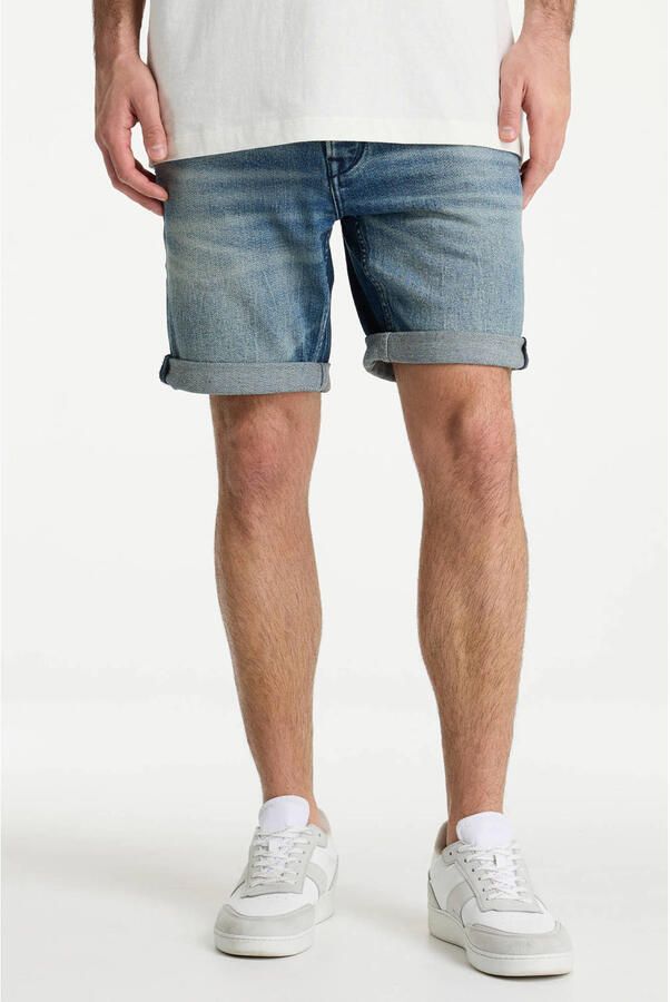 CHASIN' Ego.S Vapor slim short medium blue denim