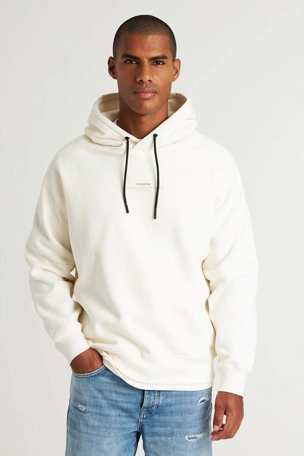 Chasin Burgemeester Hood Sweatshirt White Heren