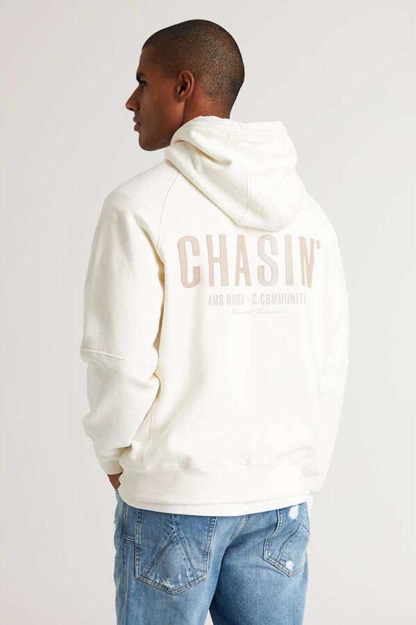 Chasin Burgemeester Hood Sweatshirt White Heren - Foto 3
