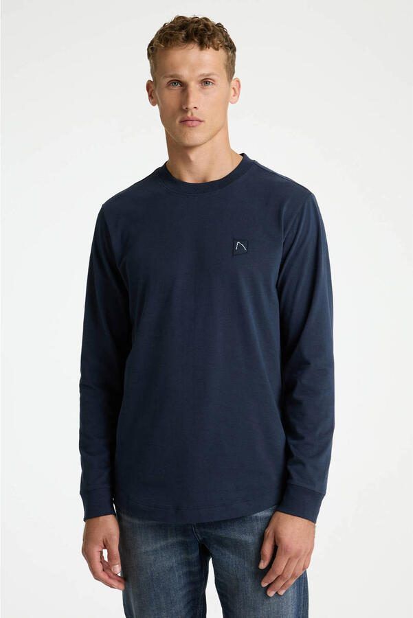 CHASIN' longsleeve donkerblauw