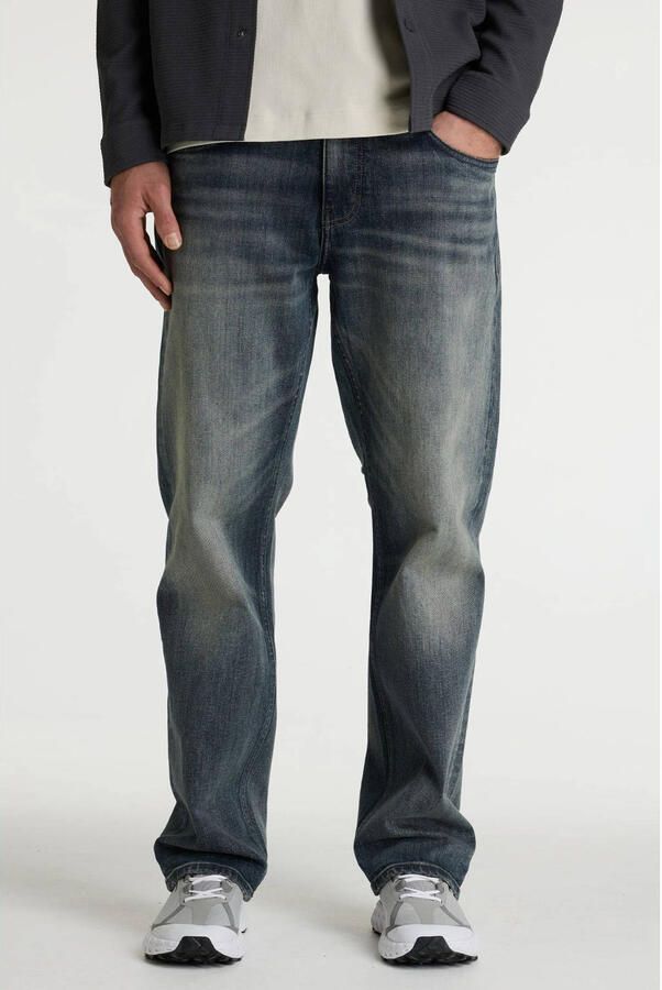CHASIN' Norvo Torrin loose fit jeans middelblauw