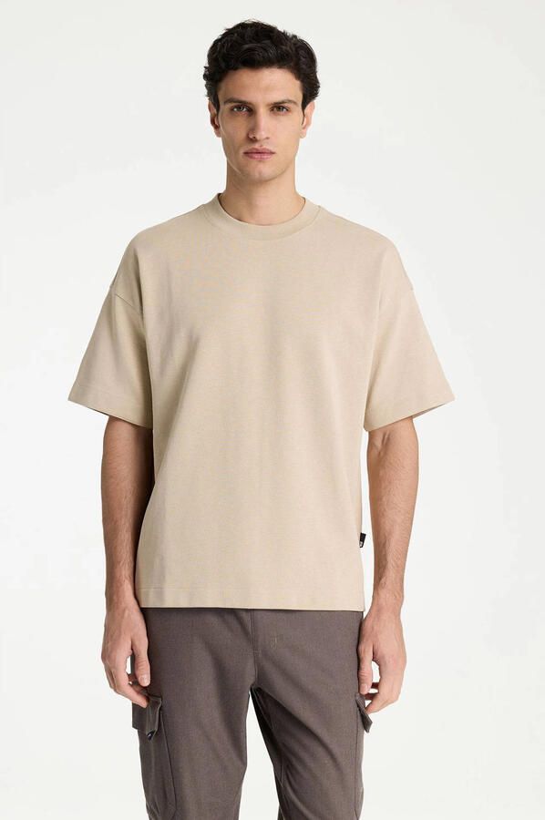 CHASIN' oversized T-shirt met backprint cement