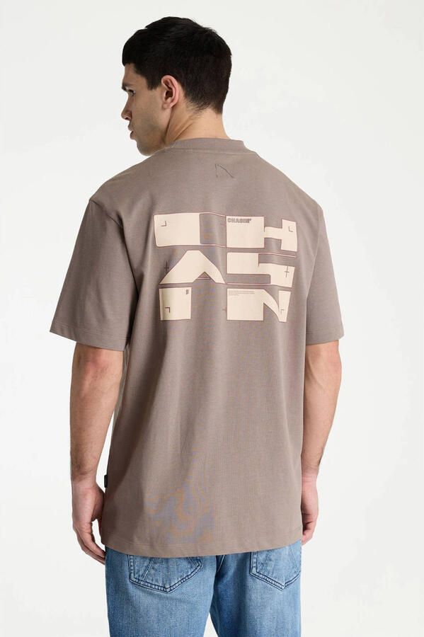 CHASIN' oversized T-shirt met backprint driftwood - Foto 7