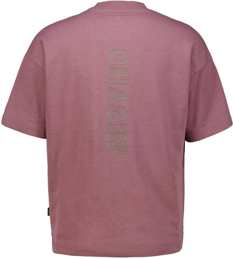 CHASIN' oversized T-shirt met backprint rose taupe - Foto 6