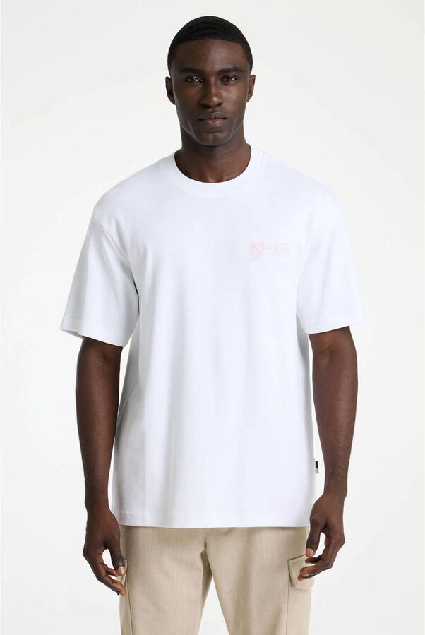CHASIN Heren Polo's & T-shirts 52110080_ido Tee Wit - Foto 5