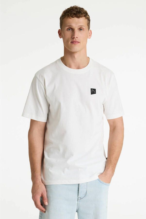 CHASIN' oversized T-shirt met backprint wit