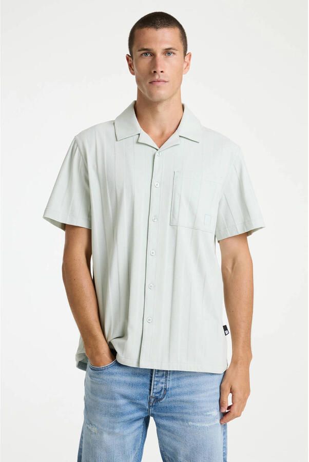 CHASIN' regular casual overhemd lichtgroen