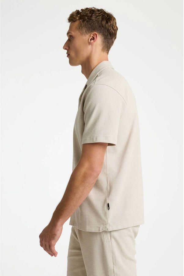 CHASIN Heren Polo's & T-shirts 62120012_doby Structure Beige - Foto 6