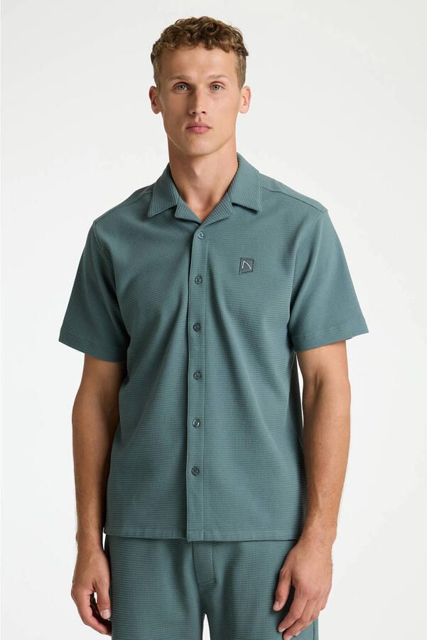 CHASIN Heren Polo's & T-shirts 62120012_doby Structure Olijf - Foto 5