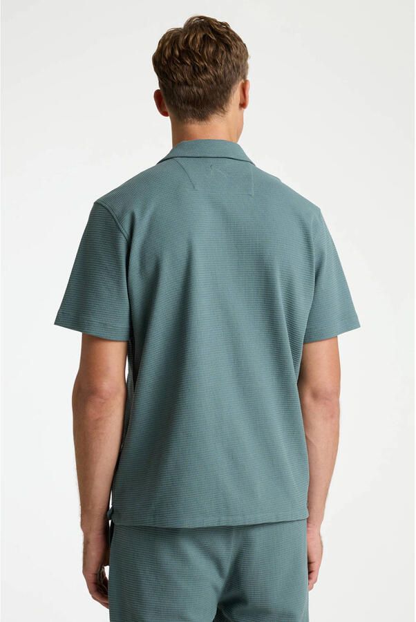 CHASIN Heren Polo's & T-shirts 62120012_doby Structure Olijf - Foto 6