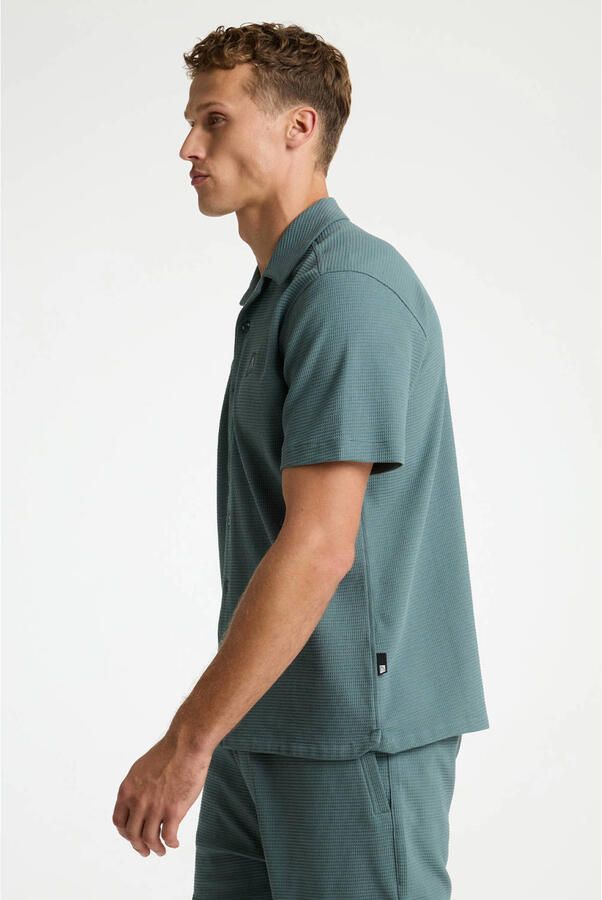 CHASIN Heren Polo's & T-shirts 62120012_doby Structure Olijf - Foto 7